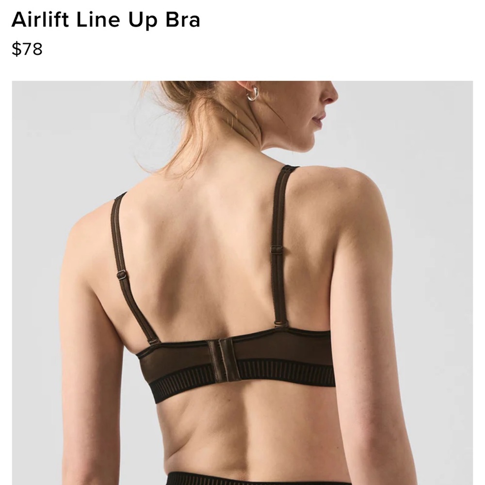 Alo yoga airlift line up bra (TOP ONLY)